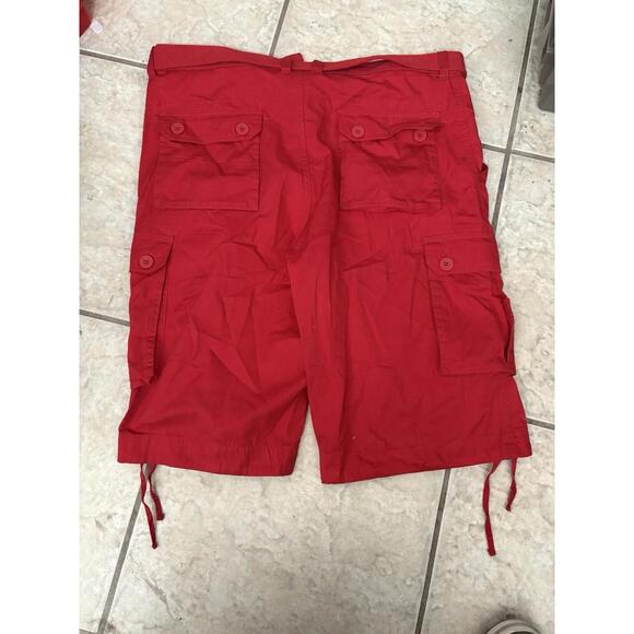 Foot locker mens cargo short red size 38 - Picture 2 of 3